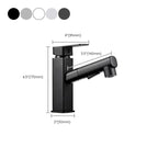 Bathroom Vessel Water Faucet Lever Handle 1 Hole Vessel Sink Faucet