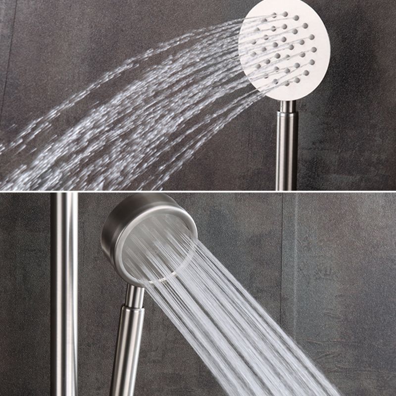 Wall-mounted metal bathtub filling low arch swivel bathtub mixer