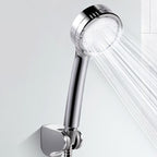 Modern Style Round Handheld Shower Bathroom Metal Wall-Mounted Hand Shower