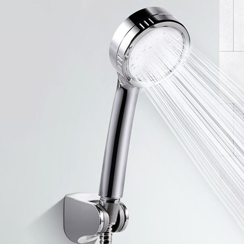 Modern Style Round Handheld Shower Bathroom Metal Wall-Mounted Hand Shower