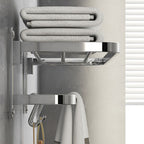Chrome Modern Bathroom Hardware Set Stainless Steel Towel Hook/Towel Rail & Bathroom Shelf