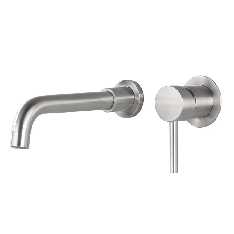 Industrial bathroom faucet brass lever handles 2-hole faucets wall-mounted faucet