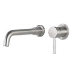 Industrial bathroom faucet brass lever handles 2-hole faucets wall-mounted faucet