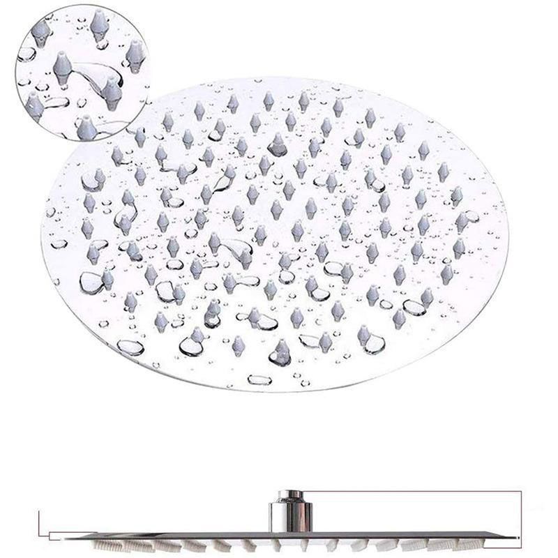 Stainless Steel 8 Inch Shower Set 5 Sprays Handheld Shower Head Shower Arm