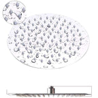 Stainless Steel 8 Inch Shower Set 5 Sprays Handheld Shower Head Shower Arm