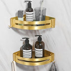 Modern Bathroom Hardware Paper Holder Bathroom Shelf Gold Bathroom Accessories Set