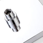 Traditional Metal Fixed Shower Head Ceiling Mounted Square Fixed Shower Head