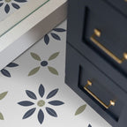 Square Peel & Stick Tile with Pattern Waterproof Tile for Home