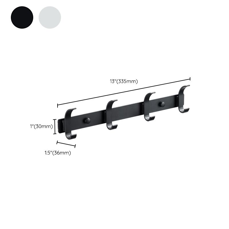 Modern Bathroom Accessory Set Silver/Black Bathroom Accessory Kit