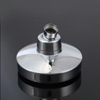 Round Fixed Shower Head Traditional Style Metal 5-Inch Fixed Shower Head