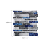 Modern Peel and Stick Wall Tile PVC Offset Joint Peel and Stick Wall Tile