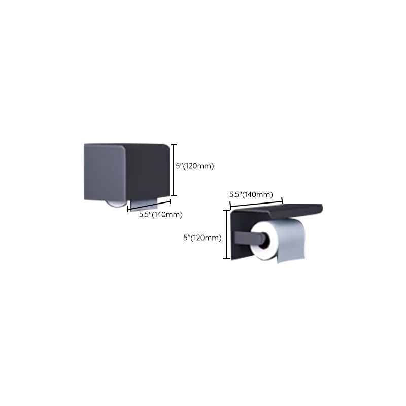 Gray Accessory Hardware Set Modern Bathroom Accessory Hardware Set