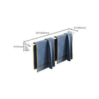 Modern White Bathroom Hardware Set Towel Rack Bath Shelf Bathroom Hardware Set