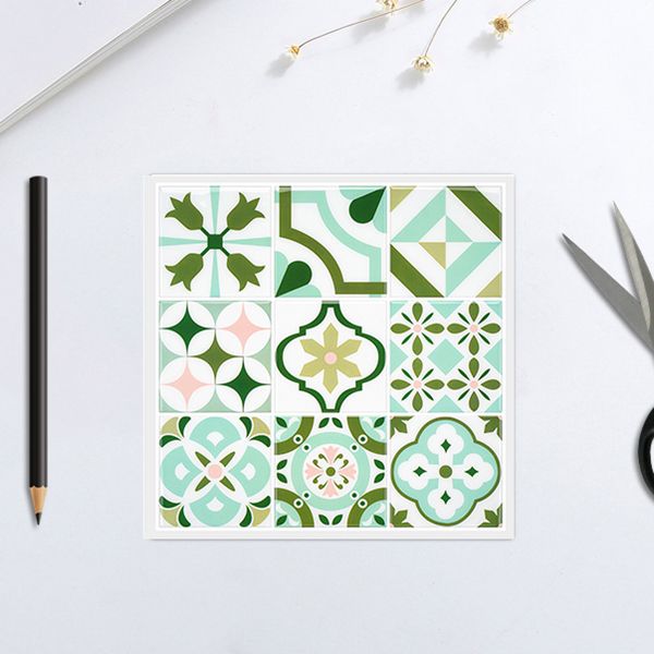 Mosaic tile peel & stick Modern plastic tile peel & stick
