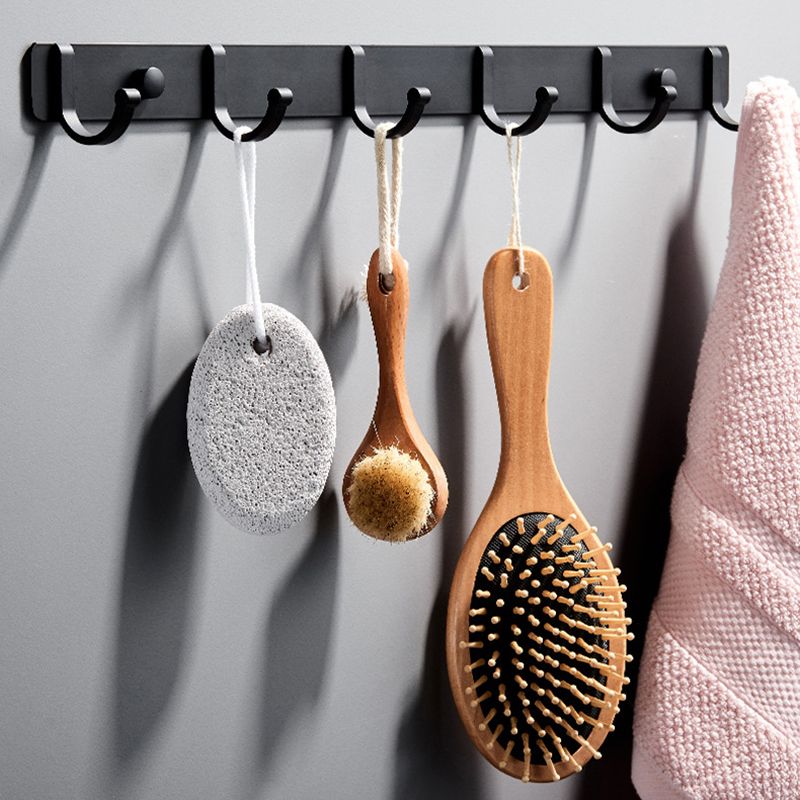 Modern Bathroom Accessory Set Silver/Black Bathroom Accessory Kit