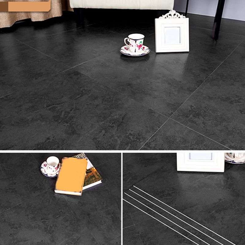 Square Peel & Stick Vinyl Flooring Stone Design PVC Flooring for the Living Room