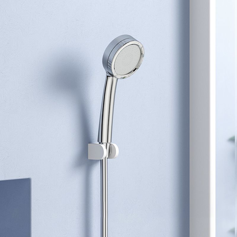 Modern Style Round Handheld Shower Bathroom Metal Wall-Mounted Hand Shower