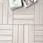 Ground Patio Square Stripe Composite Waterproof Deck Board