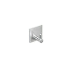 Metal Simple Bathroom Accessories as a Single Piece or in a Set in Silver