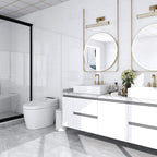 Single Tile Peel and Stick Back Splash Modern Style Bathroom Peel and Stick Back Splash
