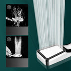 Traditional Style Handheld Shower Plastic Handheld Shower with Square Shape