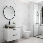 Modern Peel-and-Stick Wall Tile PVC Peel/Stick Wall Tile
