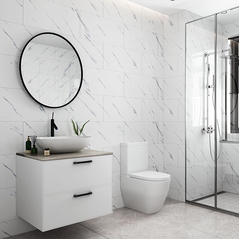 Modern Peel-and-Stick Wall Tile PVC Peel/Stick Wall Tile