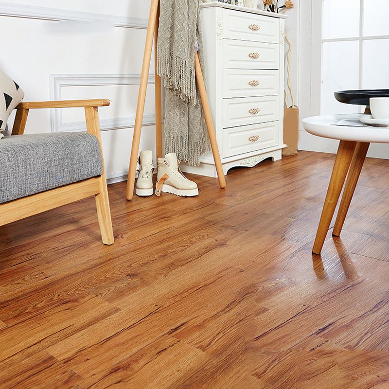 Rectangular waterproof PVC floor coverings for peeling and sticking fire-resistant PVC floor coverings