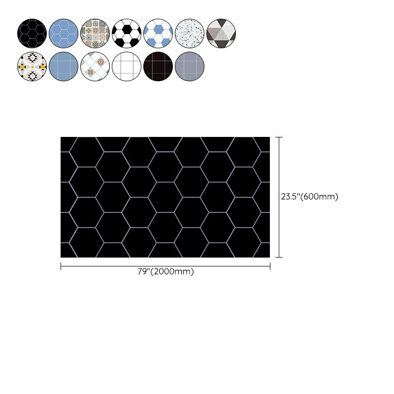 Matt-gloss Vinyl flooring Self-adhesive PVC vinyl flooring with square edge
