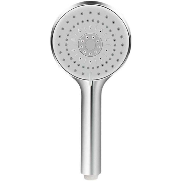 Modern Adjustable Handheld Showerhead Chrome Round Handheld Showerhead