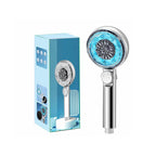 Contemporary Handheld Shower Head Round Filter Ball Spray Head With Digital Display