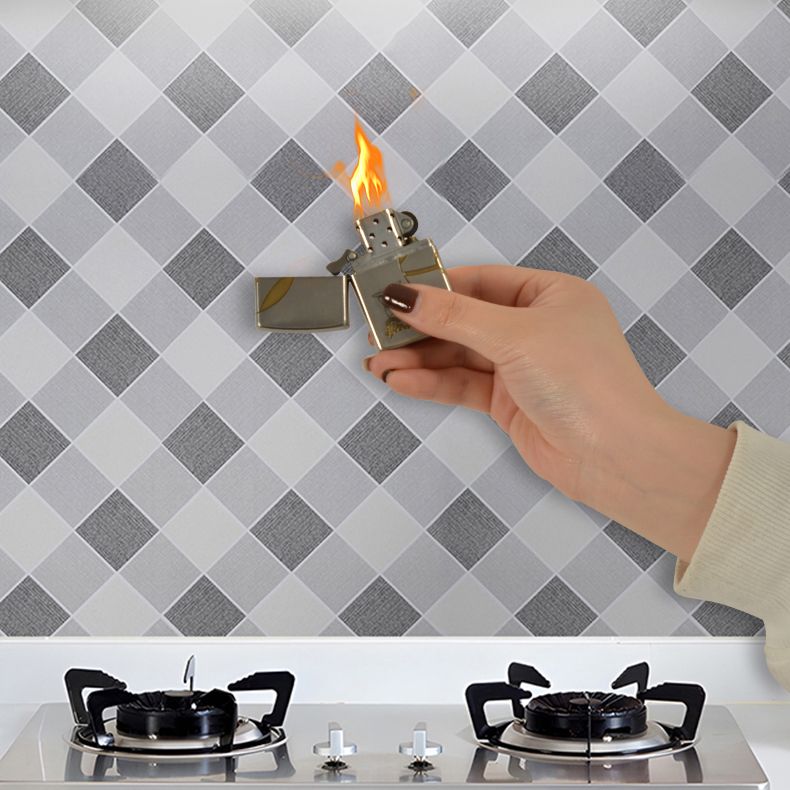 Modern waterproof PVC mosaic tile for kitchen backsplash scratch-resistant
