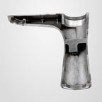 Modern Basin Tap Monochrome Center Mount Low Arc Faucet for Bathroom