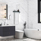 Simple Tile Wallpaper Plastic Waterproof Peel and Stick Back Wall