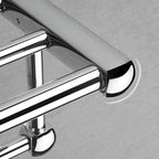 Polished Chrome Modernism Bathroom Accessory Set Bath Shelf / Towel Bar / Bathrobe Hook Included