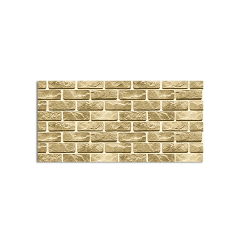 Industrial Wall Ceiling 3D Artificial Brick Living Room Peel and Stick Covering (5-Pack)