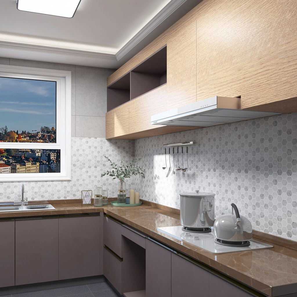 Mosaic tiles for peeling and sticking Modern style wallpaper with square shape