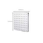 Metal Shower Head Combo Contemporary Round Fixed Shower Head for the Bathroom