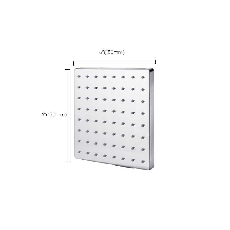 Metal Shower Head Combo Contemporary Round Fixed Shower Head for the Bathroom
