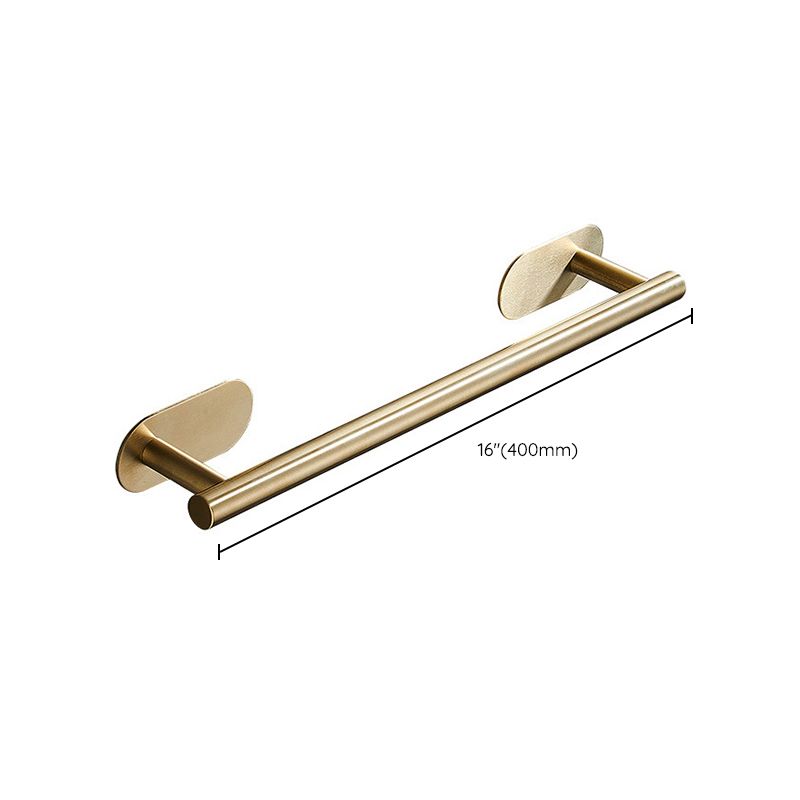 Modern Simple Metal Bathroom Accessories as Individual Piece or in Set in Gold