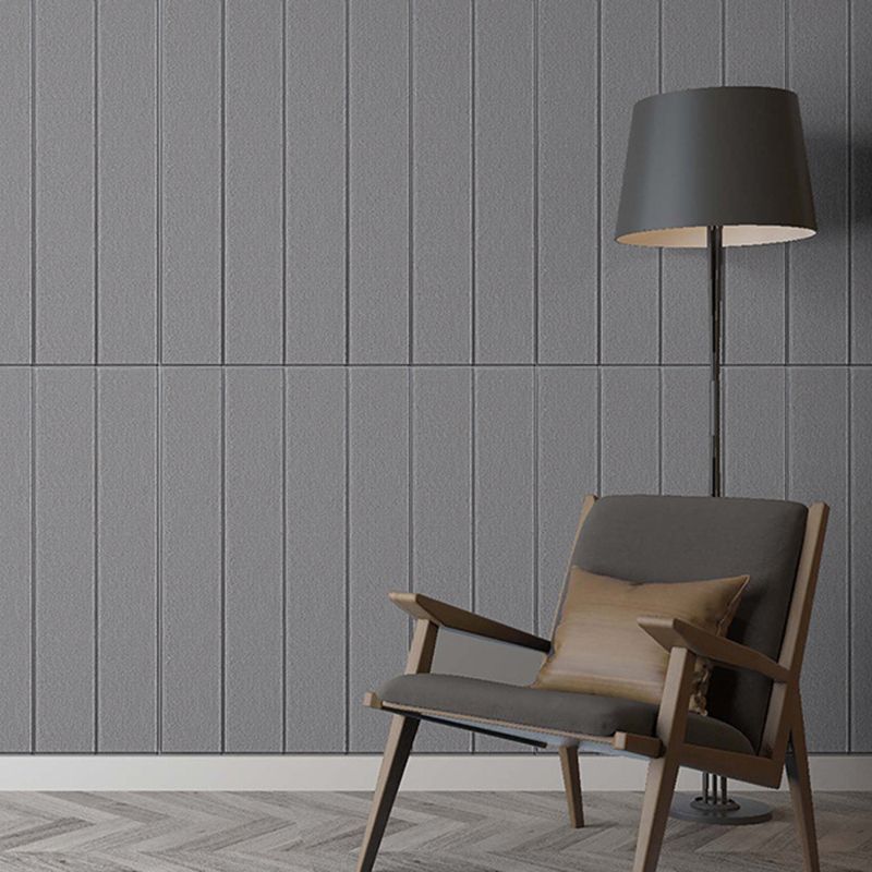 Solid color 3D embossed wall panel waterproof foam interior wall tile