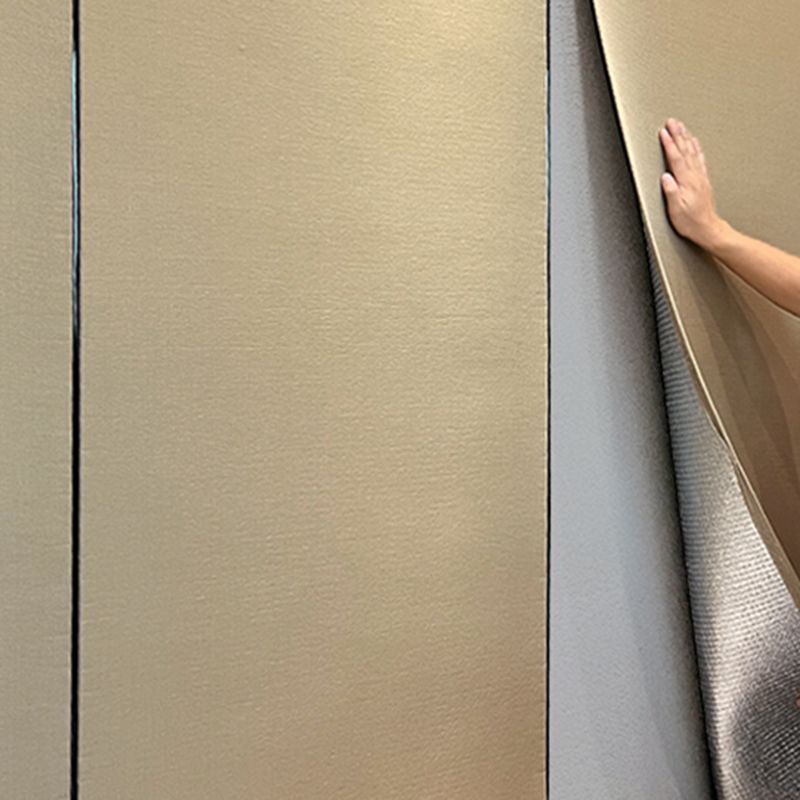 Acoustic wall cladding Solid color Peelable and press foam living room wall panel