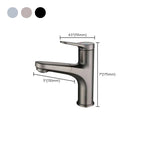 Modern Style Sink Faucet Single Handle Low Arc Pull Out Copper Sink Faucet