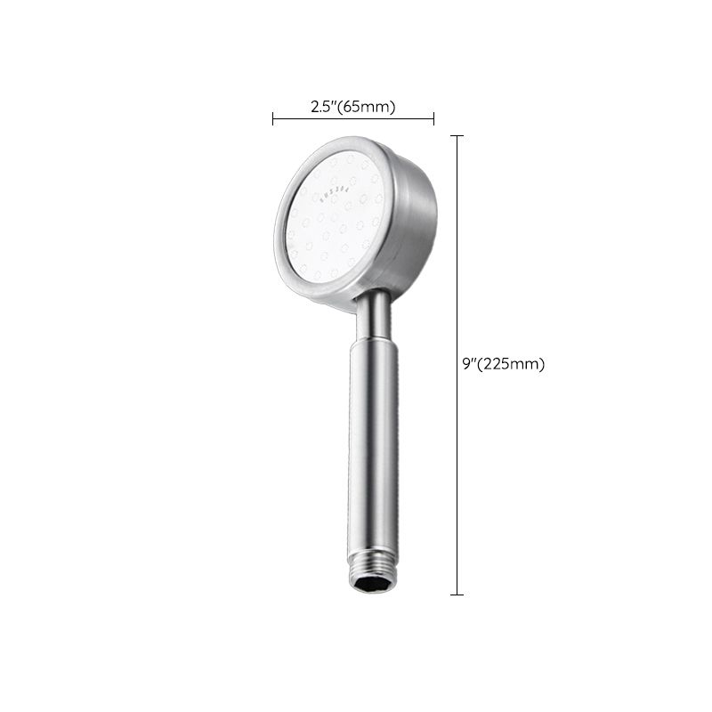Stainless Steel Shower Head Modern Style Round Shape Shower Head