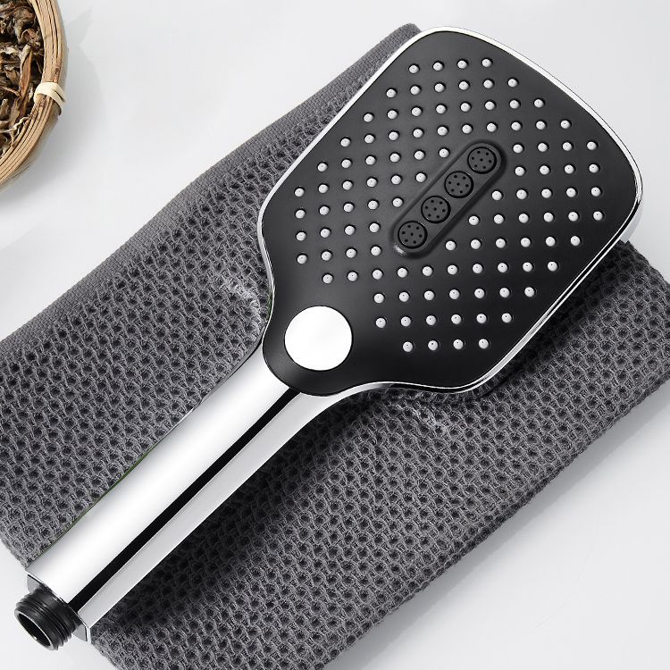 Contemporary portable super rechargeable shower head square spray head
