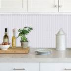 Peel-and-Stick Tile Square Stain-Resistant Mosaic Peel-and-Stick Tile for the Kitchen