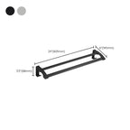 Modern Bathroom Set Paper Holder 5-Piece Bathroom Hardware Set