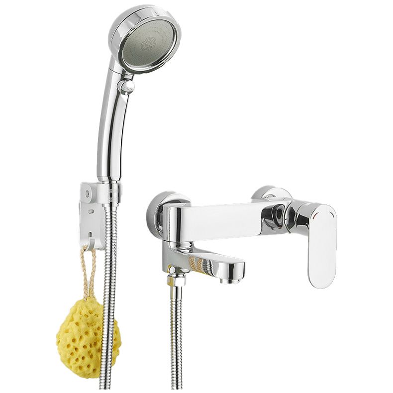Modern Lever Mixer Bathtub Faucet Wall Mounted Bathtub Faucet