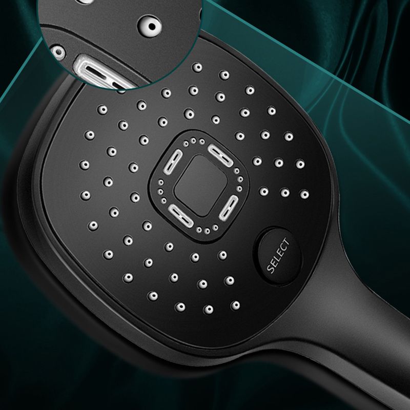 Plastic hands-free showerhead adjustable water flow showerhead