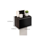 Modern Bathroom Set with Bath Shelf/Towel Holder & Paper Holder Black Bathroom Hardware